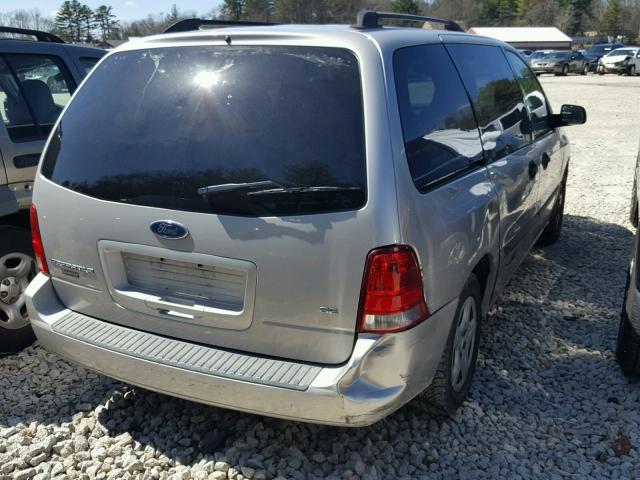 2FMZA51646BA64940 - 2006 FORD FREESTAR S GRAY photo 4