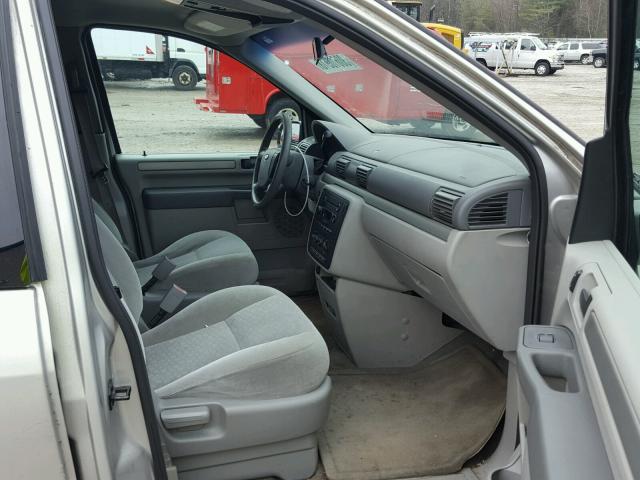 2FMZA51646BA64940 - 2006 FORD FREESTAR S GRAY photo 5