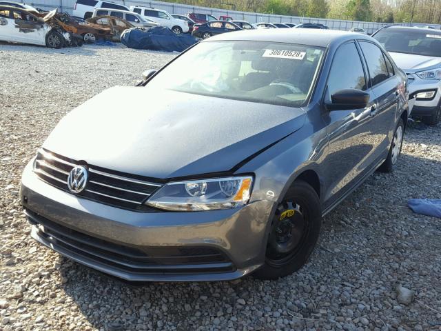 3VW2K7AJ3FM291650 - 2015 VOLKSWAGEN JETTA BASE 银色 照片 2