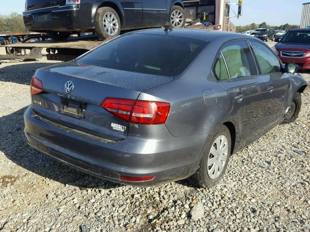 3VW2K7AJ3FM291650 - 2015 VOLKSWAGEN JETTA BASE 银色 照片 4