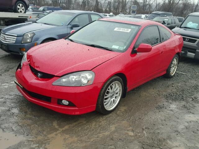 JH4DC54886S001303 - 2006 ACURA RSX RED photo 2