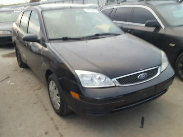 1FAFP34N87W223879 - 2007 FORD FOCUS ZX4 BLACK photo 1