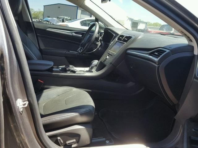 3FA6P0K96ER278786 - 2014 FORD FUSION TIT SILVER photo 5