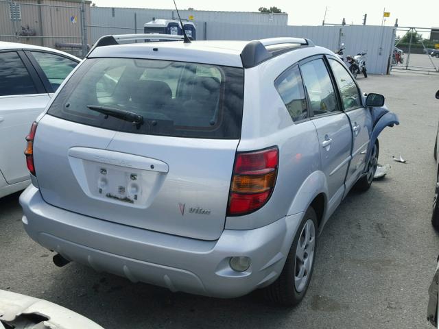 5Y2SL63825Z428630 - 2005 PONTIAC VIBE SILVER photo 4