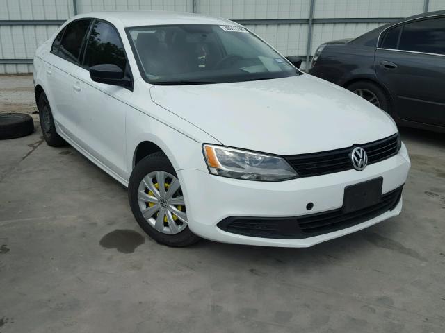 3VW2K7AJ1EM305298 - 2014 VOLKSWAGEN JETTA BASE 白色 照片 1