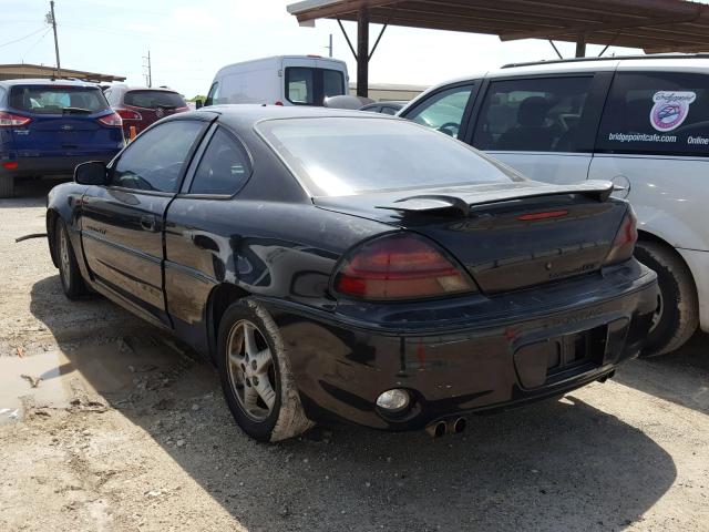 1G2NW12E5XM783620 - 1999 PONTIAC GRAND AM G BLACK photo 3