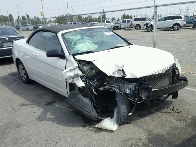 1C3LC45K58N235163 - 2008 CHRYSLER SEBRING WHITE photo 1