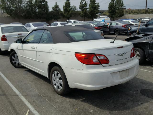 1C3LC45K58N235163 - 2008 CHRYSLER SEBRING WHITE photo 3