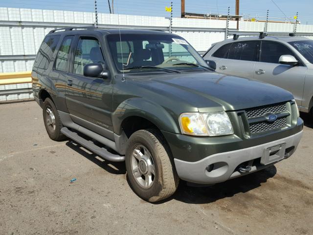 1FMYU60E81UC76891 - 2001 FORD EXPLORER S GREEN photo 1