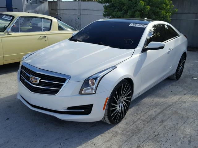 1G6AA1RX4G0124650 - 2016 CADILLAC ATS WHITE photo 2