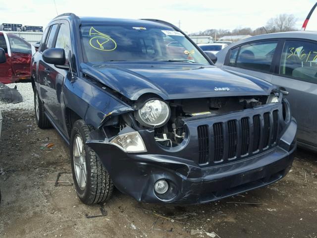 1J8FF47W87D122224 - 2007 JEEP COMPASS BLUE photo 1