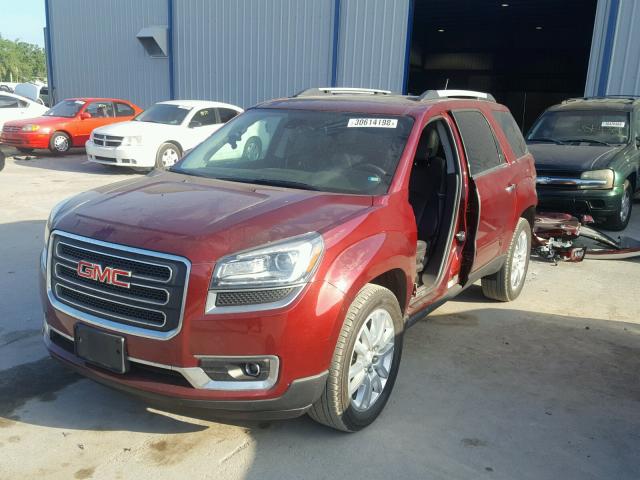 1GKKRRKD7GJ325790 - 2016 GMC ACADIA SLT მუქწითელი ფოტო 2