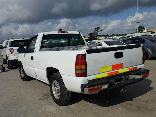 1GCEC14W11Z174528 - 2001 CHEVROLET SILVERADO WHITE photo 3