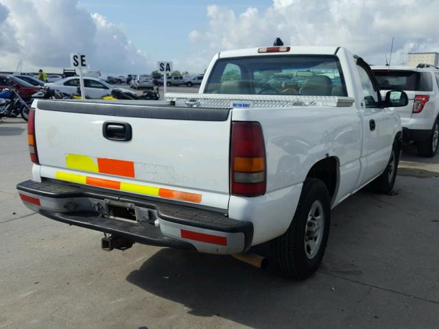 1GCEC14W11Z174528 - 2001 CHEVROLET SILVERADO WHITE photo 4