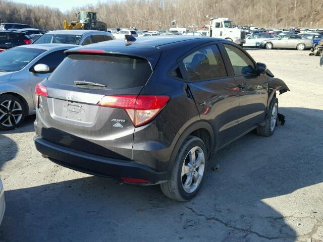 3CZRU6H58GM740542 - 2016 HONDA HR-V EX BLACK photo 4