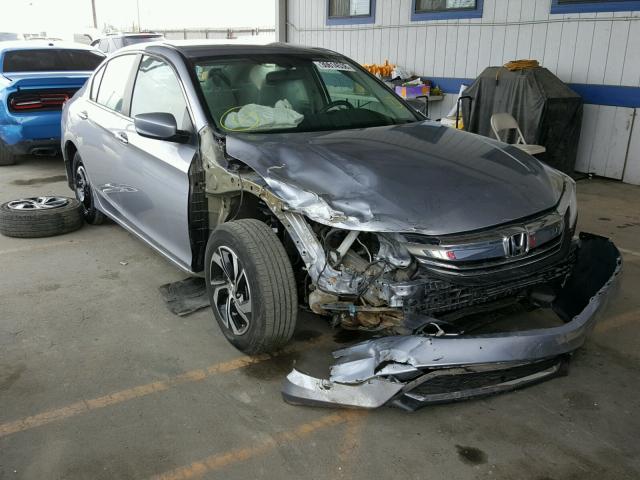 1HGCR2F36GA183314 - 2016 HONDA ACCORD LX GRAY photo 1