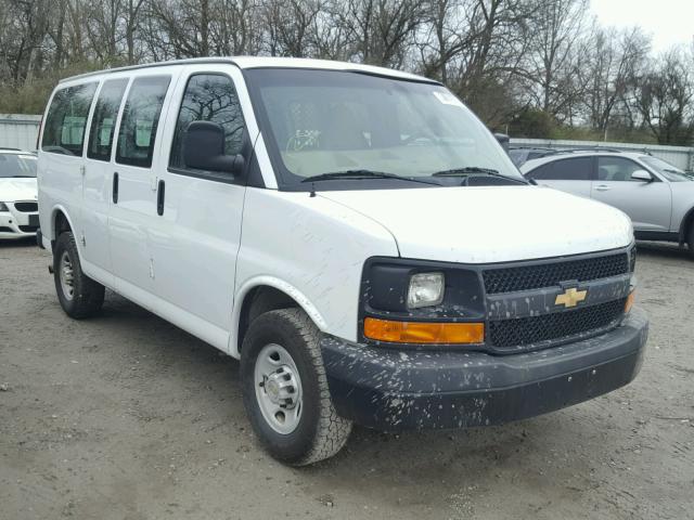 1GCWGFCA8E1117291 - 2014 CHEVROLET EXPRESS G2 WHITE photo 1