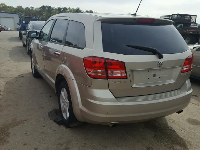 3D4GG57V19T231128 - 2009 DODGE JOURNEY SX BROWN photo 3