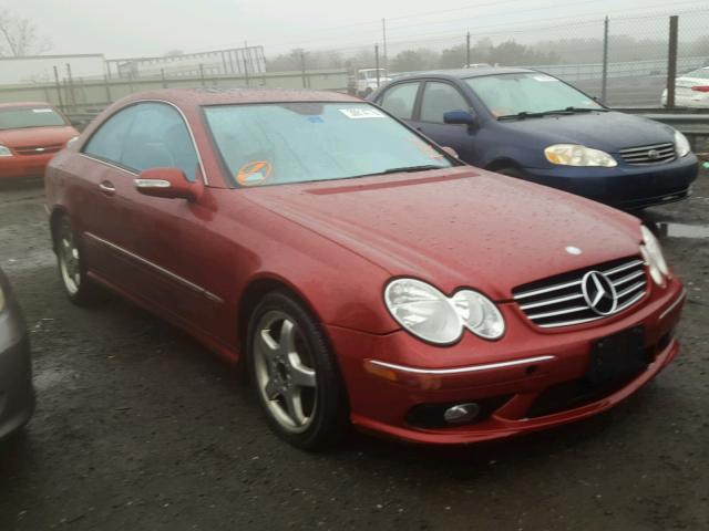 WDBTJ75J33F046443 - 2003 MERCEDES-BENZ CLK 500 RED photo 1