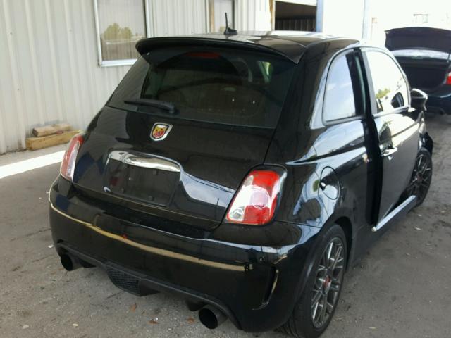 3C3CFFFH4FT709591 - 2015 FIAT 500 ABARTH BLACK photo 4