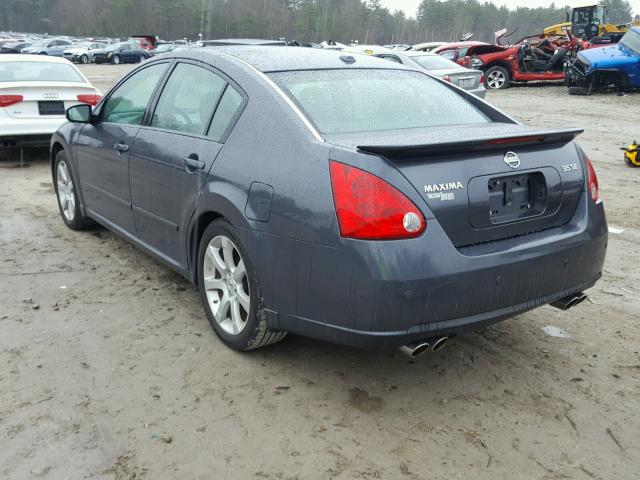 1N4BA41E18C838433 - 2008 NISSAN MAXIMA SE GRAY photo 3