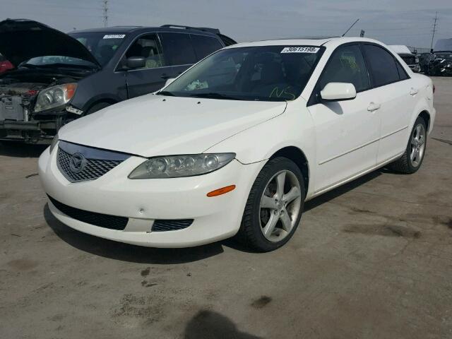 1YVHP80C755M66763 - 2005 MAZDA 6 I WHITE photo 2