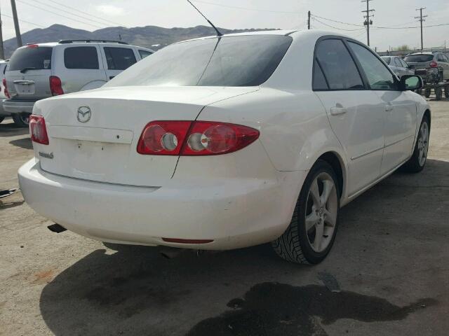 1YVHP80C755M66763 - 2005 MAZDA 6 I WHITE photo 4