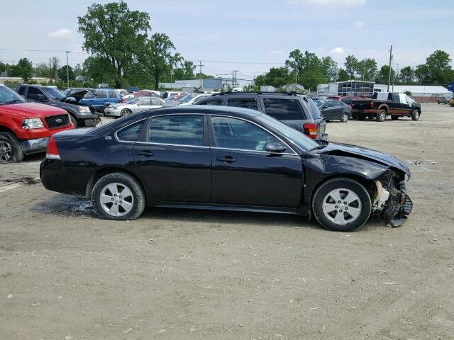 2G1WT57K291301272 - 2009 CHEVROLET IMPALA 1LT BLACK photo 9