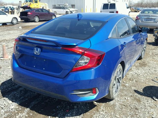 19XFC2F73HE018867 - 2017 HONDA CIVIC EX BLUE photo 4