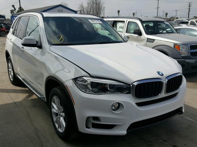 5UXKR0C55F0P12050 - 2015 BMW X5 XDRIVE3 WHITE photo 1