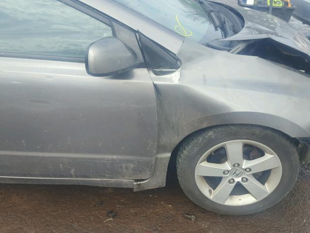 2HGFG118X7H510864 - 2007 HONDA CIVIC EX Boz foto 9