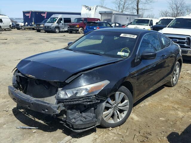 1HGCS12338A002210 - 2008 HONDA ACCORD LX- BLACK photo 2