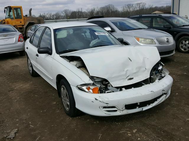 1G1JC524027106573 - 2002 CHEVROLET CAVALIER B WHITE photo 1