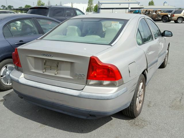 YV1RS58D312042619 - 2001 VOLVO S60 2.4T BEIGE photo 4