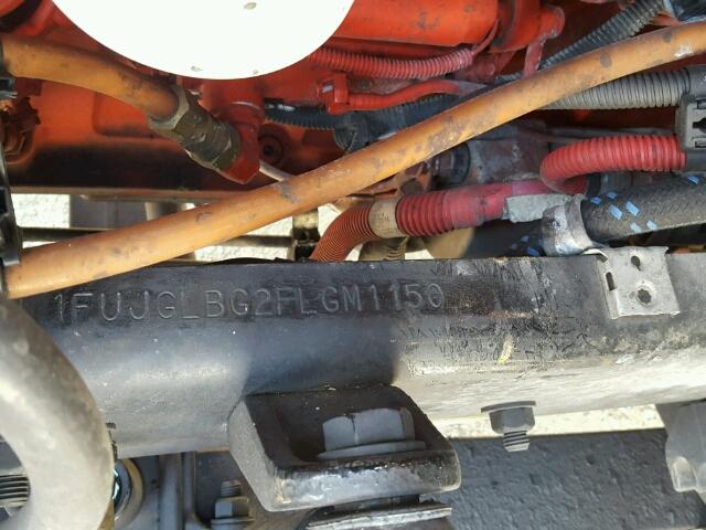 1FUJGLBG2FLGM1150 - 2015 FREIGHTLINER CASCADIA 1 GRAY photo 10