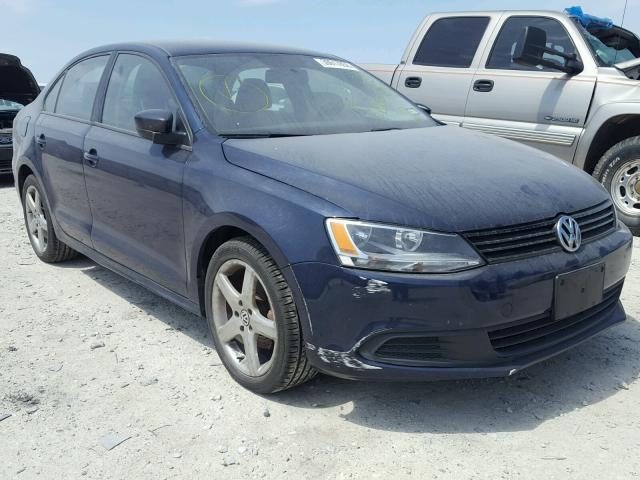 3VW2K7AJ3CM395759 - 2012 VOLKSWAGEN JETTA BASE 蓝色 照片 1