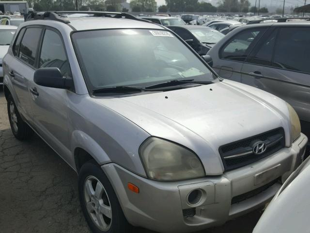 KM8JM12B45U240368 - 2005 HYUNDAI TUCSON GL SILVER photo 1