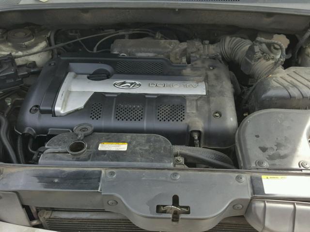 KM8JM12B45U240368 - 2005 HYUNDAI TUCSON GL SILVER photo 7