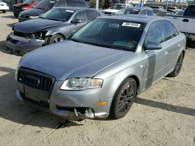 WAUAF78E48A157352 - 2008 AUDI A4 2.0T GRAY photo 2