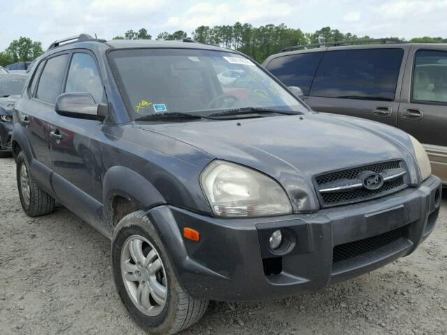 KM8JN12D98U892891 - 2008 HYUNDAI TUCSON SE BLACK photo 1