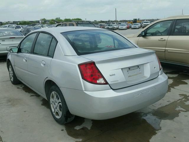 1G8AJ52F13Z171740 - 2003 SATURN ION LEVEL SILVER photo 3