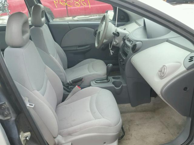 1G8AJ52F13Z171740 - 2003 SATURN ION LEVEL SILVER photo 5