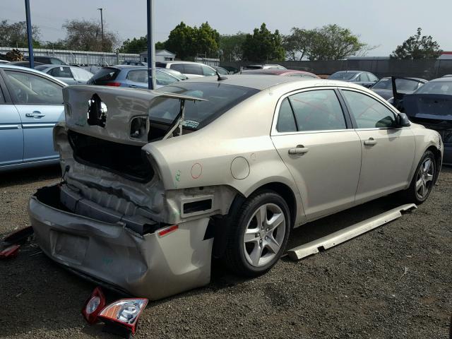 1G1ZB5E15BF220338 - 2011 CHEVROLET MALIBU LS ოქროსფერი ფოტო 4