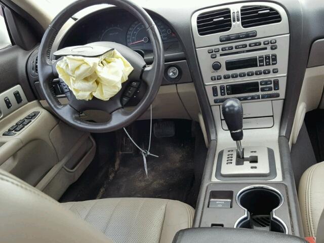 1LNHM87A63Y705360 - 2003 LINCOLN LS Krem foto 9