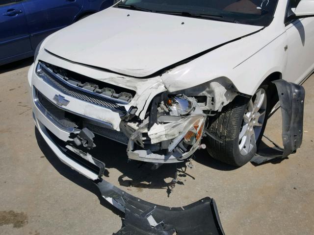 1G1ZK57748F154665 - 2008 CHEVROLET MALIBU LTZ 白色 照片 9