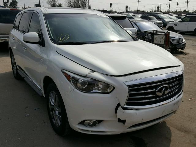 5N1AL0MN6DC326600 - 2013 INFINITI JX35 BASE WHITE photo 1