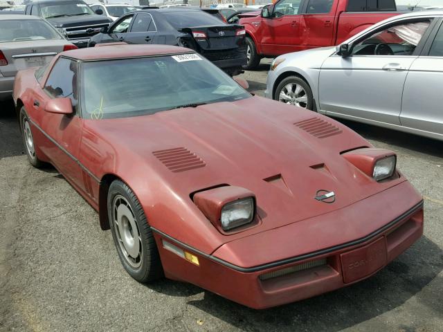 1G1YY0786G5109785 - 1986 CHEVROLET CORVETTE RED photo 1