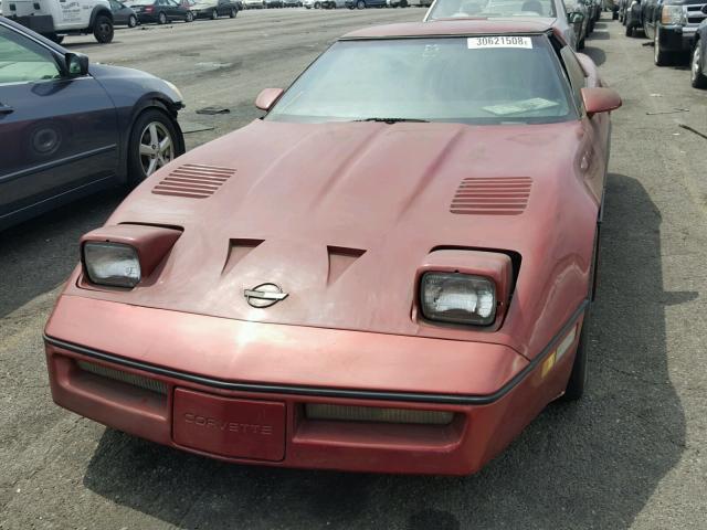 1G1YY0786G5109785 - 1986 CHEVROLET CORVETTE RED photo 10