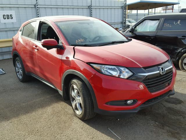 3CZRU5H59GM721217 - 2016 HONDA HR-V EX RED photo 1