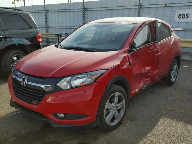 3CZRU5H59GM721217 - 2016 HONDA HR-V EX RED photo 2